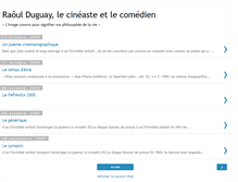 Tablet Screenshot of cineaste.raoulduguay.net