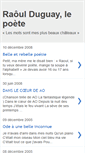 Mobile Screenshot of poete.raoulduguay.net